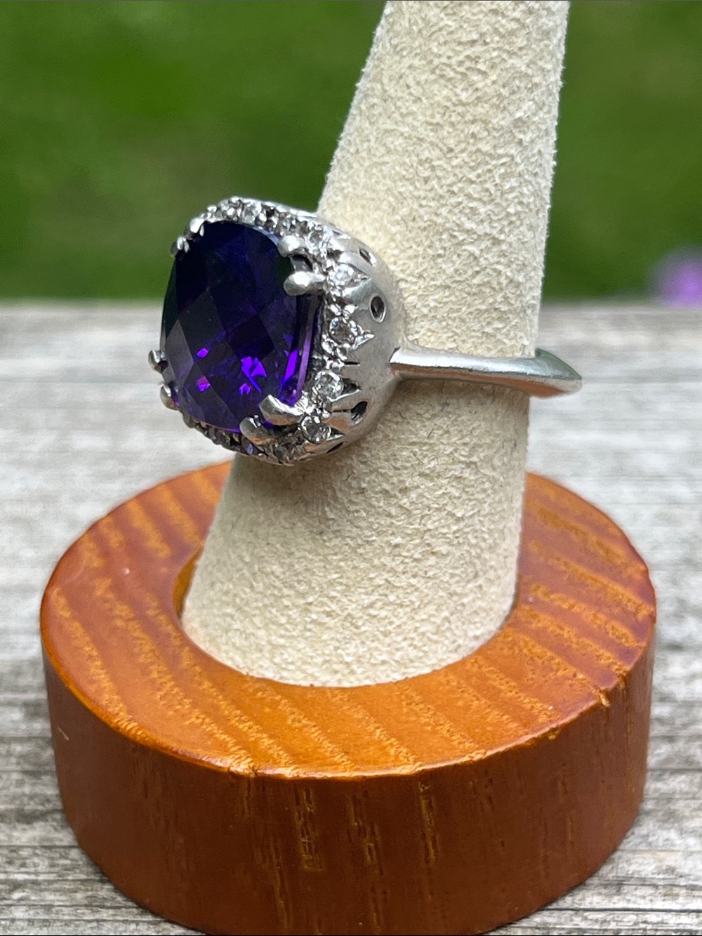 Amethyst Sterling Silver (925) Ring
